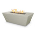 TOP Fires Angelus Rectangle Fire Pit in GFRC Concrete Fire Pit by The Outdoor Plus - Majestic Fountains