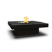 TOP Fires Balboa 15" Tall Square Fire Table in GFRC Concrete by The Outdoor Plus - Majestic Fountains