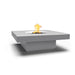 TOP Fires Balboa 15" Tall Square Fire Table in GFRC Concrete by The Outdoor Plus - Majestic Fountains