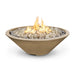 TOP Fires Cazo Fire Pit - No Ledge - in GFRC concrete by The Outdoor Plus - Majestic Fountains