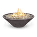 TOP Fires Cazo Fire Pit - No Ledge - in GFRC concrete by The Outdoor Plus - Majestic Fountains