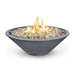 TOP Fires Cazo Fire Pit - No Ledge - in GFRC concrete by The Outdoor Plus - Majestic Fountains