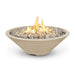 TOP Fires Cazo Fire Pit - No Ledge - in GFRC concrete by The Outdoor Plus - Majestic Fountains