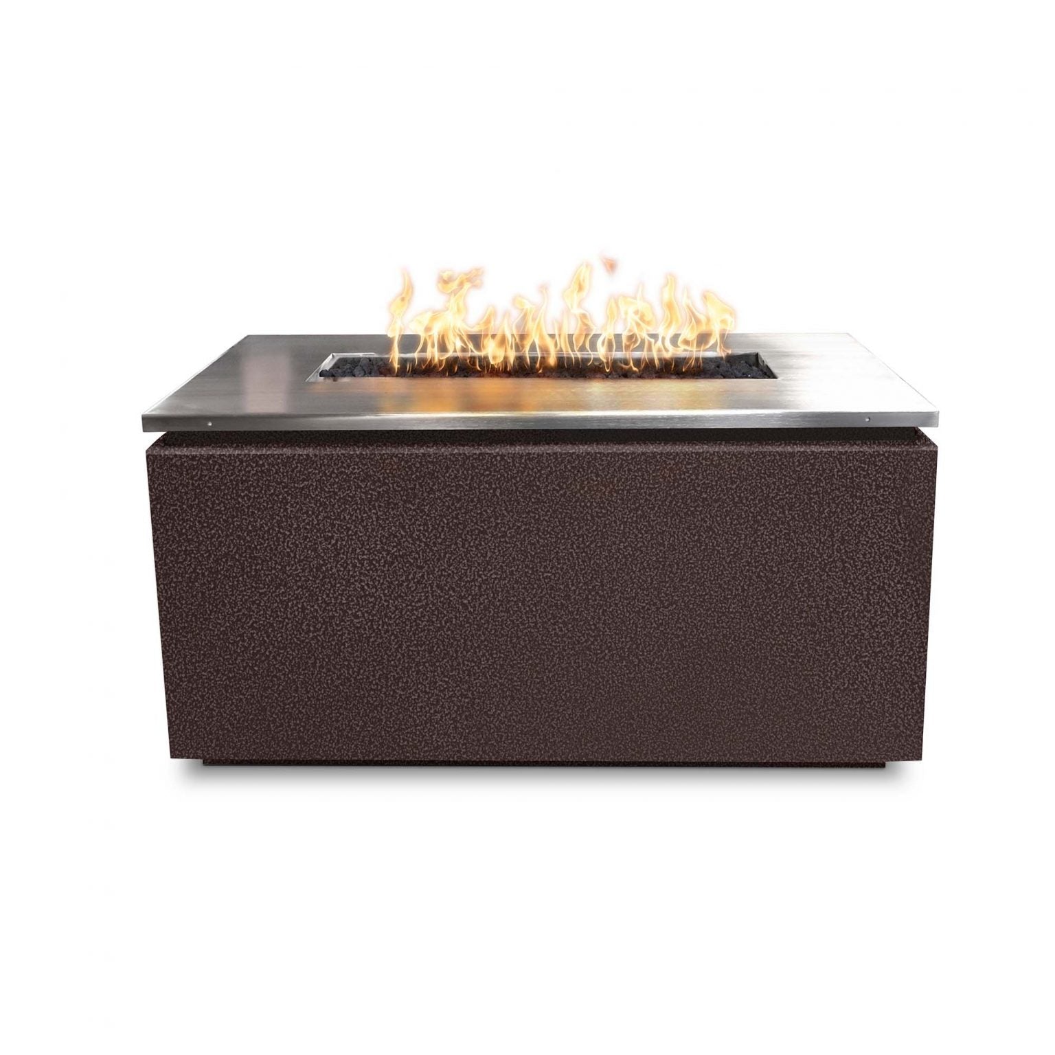 TOP Fires Merona Fire Table in Powder Coated Steel by The Outdoor Plus - Majestic Fountains