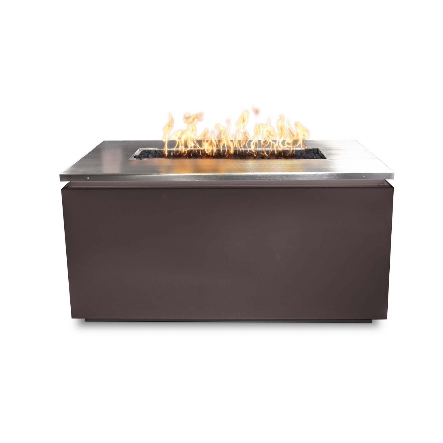 TOP Fires Merona Fire Table in Powder Coated Steel by The Outdoor Plus - Majestic Fountains