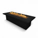 TOP Fires Newport Rectangle Fire Pit in GFRC Concrete Fire Pit by The Outdoor Plus - Majestic Fountains