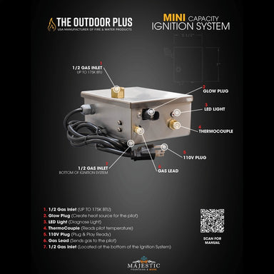 Mini Capacity – Plug & Play Smart Weather Electronic Ignition System - The Outdoor Plus - Majestic Fountains