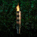 TOP FIRES ELLIPSE Fire Torch 14" in Stainless Steel - Majestic Fountains