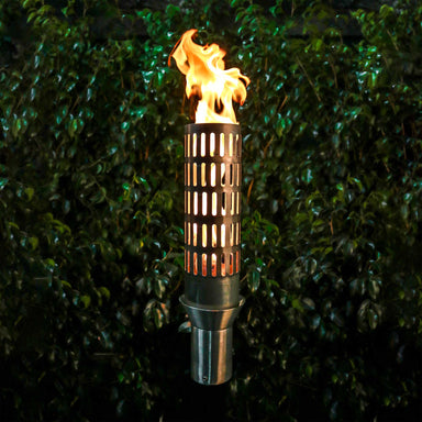 TOP FIRES VENT Fire Torch 14" in Stainless Steel - Majestic Fountains