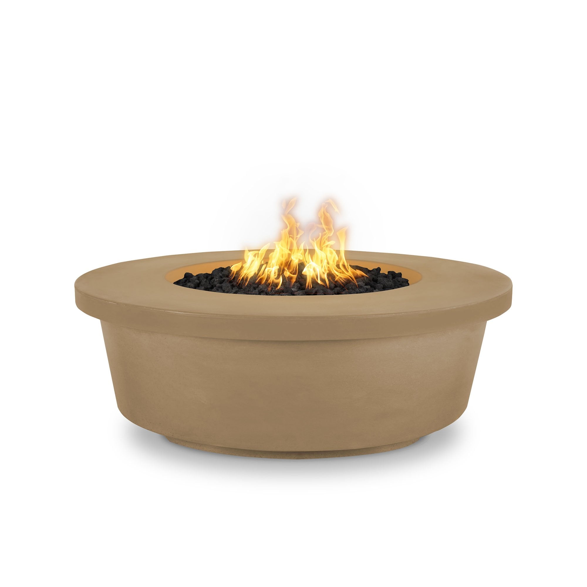 TOP Fires Tempe Fire Pit in GFRC Concrete by The Outdoor Plus - Majestic Fountains