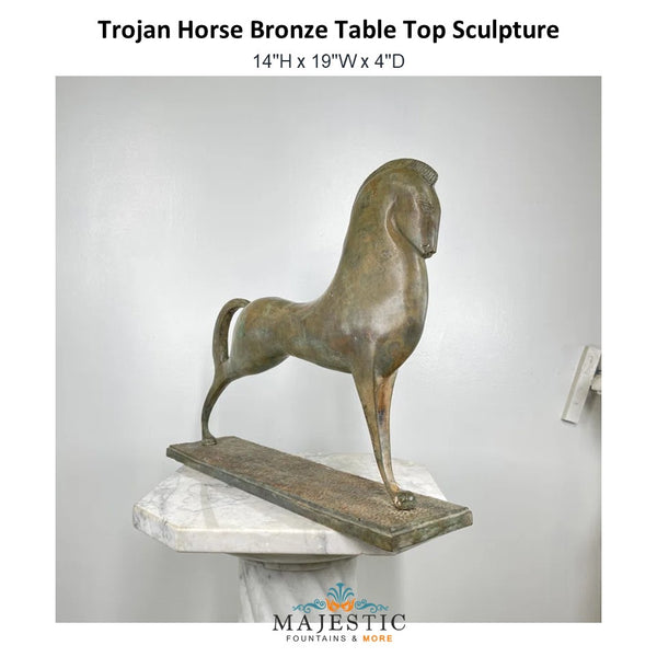 Metal horse art Bronze horse gift Bronze horse statue Horse statue Trojan bronze horse Vintage bronze horse 2024 figurine Gift for horse lover