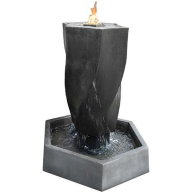 Vortex Fountain With Fire- Fire Fountain - Majestic Fountains