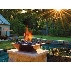 Corinthian Metal Fire Bowl by Grand Effects - Majestic Fountains