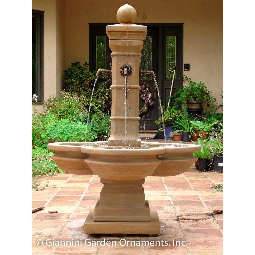 Giannini Garden Avignon Concrete Grand Outdoor Courtyard Fountain - 1583 & 1584 - Majestic Fountains