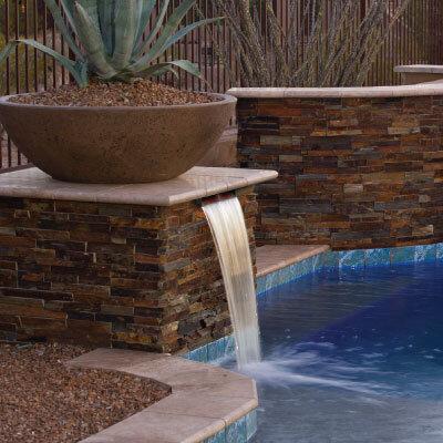 Bobe Smooth Flow Scupper - Copper - Majestic Fountains