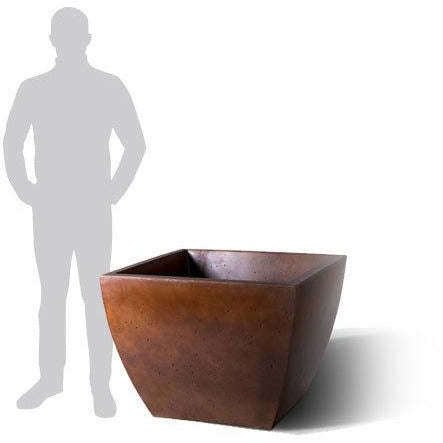 Slick Rock Square Large Planter - Majestic Fountains