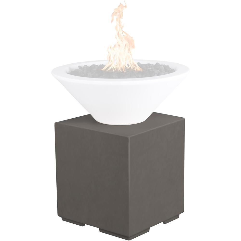 TOP Fires Concrete Pedestal & Propane Tank Enclosure by The Outdoor Plus - Majestic Fountains