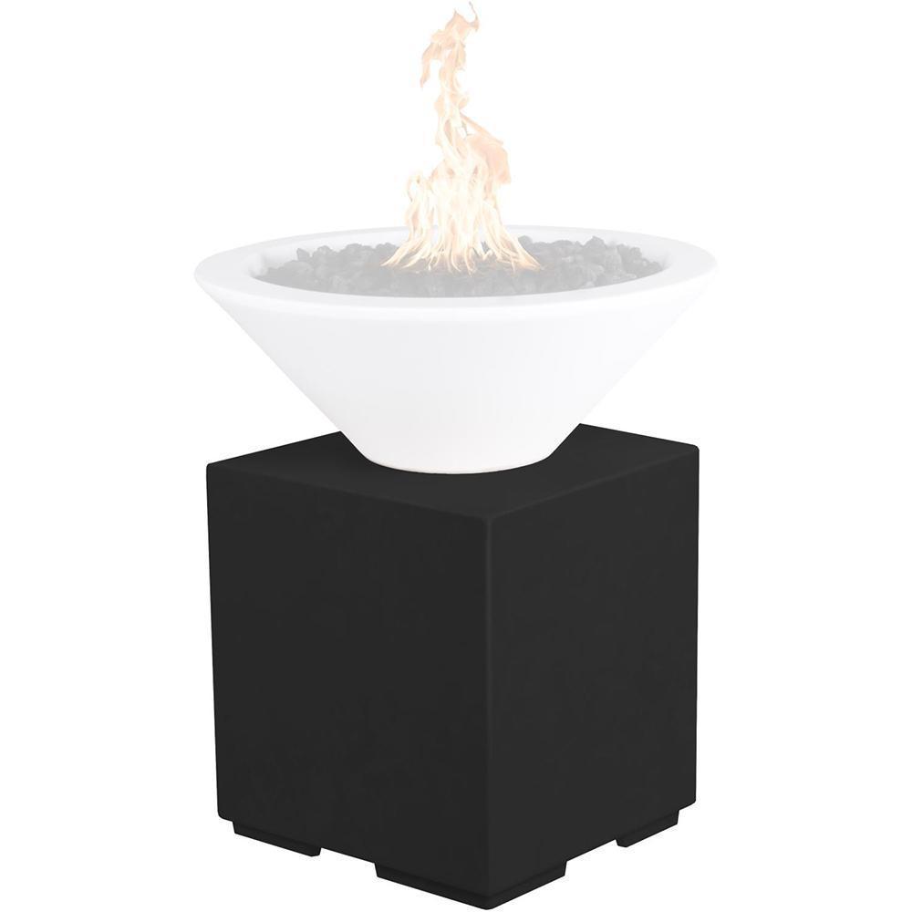 TOP Fires Concrete Pedestal & Propane Tank Enclosure by The Outdoor Plus - Majestic Fountains