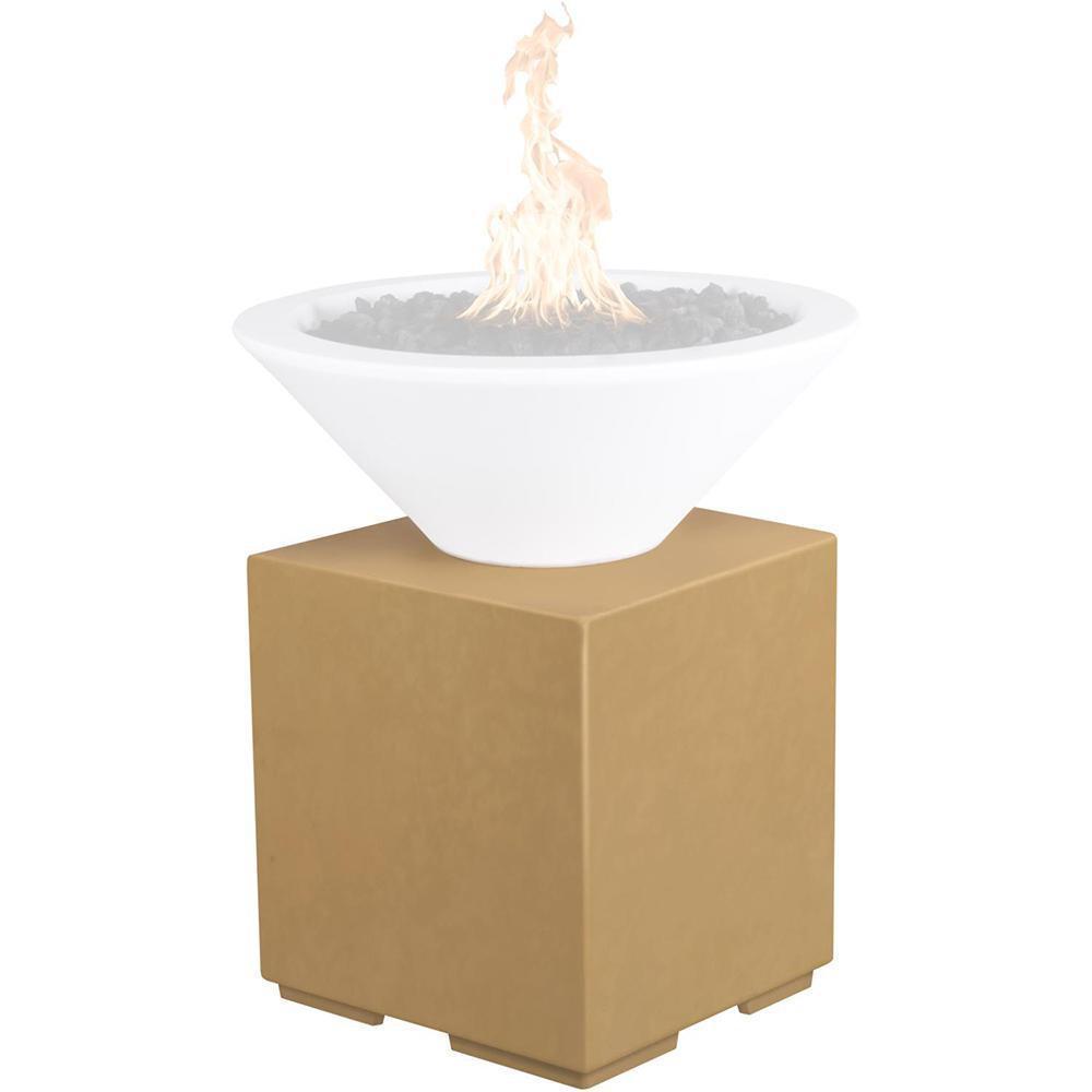 TOP Fires Concrete Pedestal & Propane Tank Enclosure by The Outdoor Plus - Majestic Fountains