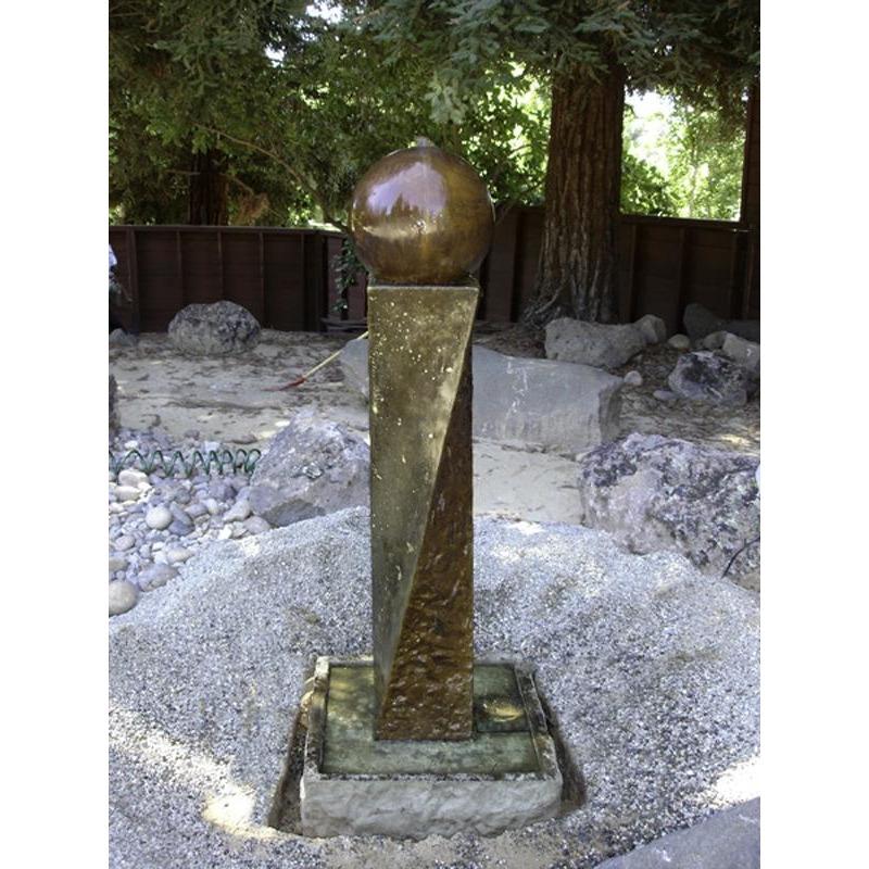 Giannini Garden Twist Rock Outdoor Fountain - 1419 - Majestic Fountains