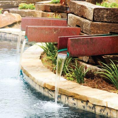 Bobe U-Shape Scupper - Copper - Majestic Fountains